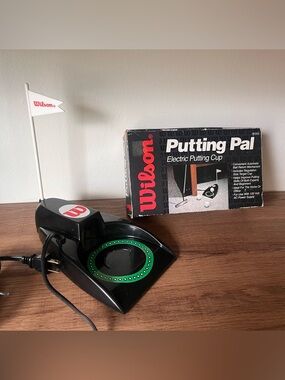 Vintage Wilson Putting Pal Electric Putting Cup  Automatic Ball Return - Works!